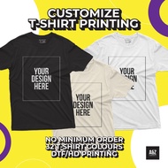 [No MOQ] Cetak Baju Custom Tshirt Printing - Baju Family Day - T shirt Lelaki  - Tempahan Baju Rewang