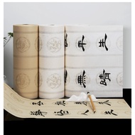 High quality iridescent golden glitter white vein couplet paper for calligraphy players