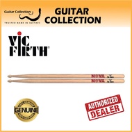 Vic Firth N5A Nova Hickory Drumstick - 5A - Wood Tip (1 pair)