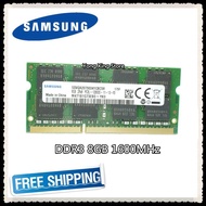 Samsung DDR3 8GB 1600MHz Laptop memory PC3L-12800S notebook RAM 12800 8G 1.35V computer parts sodimm