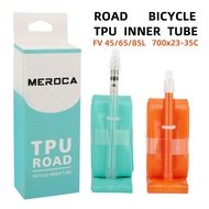Meroca Ultralight TPU 700c Roadbike Bicycle Inner Tube 700x23-35C Road Bike Tube