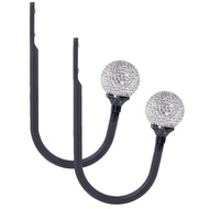 Metal Crystal Ball Hook Type Wall Hook u Curtain Buckle Cross-Border Curtain High-End Hook Crystal C
