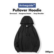 Arrive Guide Unisex Micro-Elastic Comfort Hoodie - Black