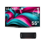 แอลจี ทีวี 55 LG OLED evo AI OLED55C5ZSA ฟรี LG xboom Bounce