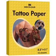 Printable Temporary Tattoo Paper for Laser/Inkjet Printer - 8.5"X11"-10 sets DIY Personalized Image 