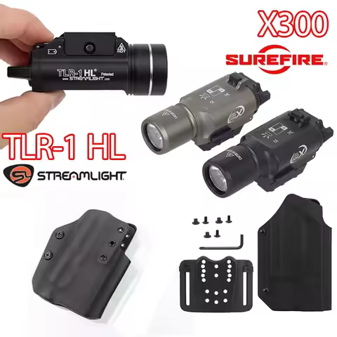 Streamlight TLR-1 HL Surefire X300 Hunting light pistol holster Lightweight G17 G19 G19X Tactical Ai