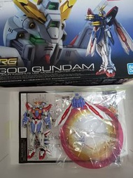 已砌RG god gundam神高達全上色成品