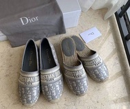 2020春夏Dior 老花漁夫鞋-灰