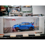 Diecast Tarmac Honda Civic Type R FK2 2016 Brilliant Sporty Blue Metalic Seal