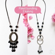 Bundling package of 2 necklaces + 2 bracelets
