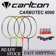 【Ready Stock】Carlton Carbotec 6000 84Gram 30LBS Racket Badminton Racket (100% Original)