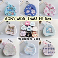 【imamura】For SONY MDR-1AM2 Hi-Res Headphone Case Cartoon Fresh StyleHeadset Earpads Storage Bag Casing Box