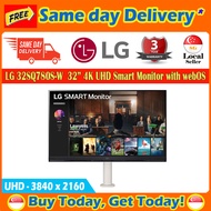 [Free Same Day Delivery*] LG 32SQ780S-W 32Inch 4K UHD Smart Monitor with webOS and Ergo Stand (*Order Before 2pm on working day, will deliver the same day, Order after 2pm, will deliver next working day.)