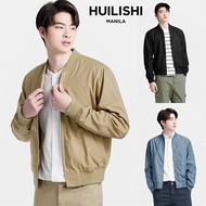 HUILISHI  Men's jacket spring and autumn bomber jacket Korean version of the trend tooling casual ja