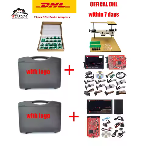 For Ktag V7.020 KESS V2.8 V2 V5.017 SW V2.25 v2.47 4 LED BDM Frame 22pcs Adapters K-TA ECU Programme