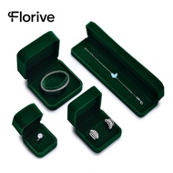 Florive Velvet Jewelry Box Bracelet Rings Box