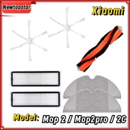 For Xiao mi Robot Vacuum Mop 2 / Mop 2Pro / 2C Parts Of Main Brush Side Brush Brush Cover Filter
