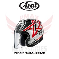 ARAI Vz-ram Nakano Star Open Face Helmet 100% Original Made In Japan