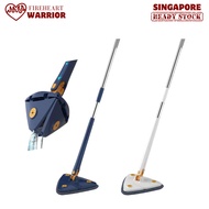 Auto Water Squeezing Triangular Mop/360 Spinning Lazy Mop/RotatableMultiuse Mop【FireheartWarrior】