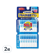 小林製藥 極細軟式矽膠牙間刷 SS-M  40支  2組