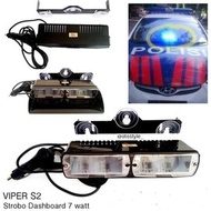 Federal Signal Viper S2 Dashboard Strobe Light 18 Modes 16W Original and Trusted