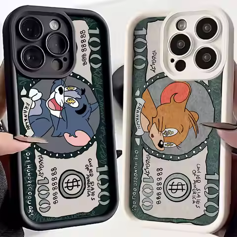 Funny Cartoon Phone Case For Jerrys Toms IPhone 16 15 14 13 12 11 Pro Max Mini XR XS X 7 8 Plus Soft