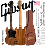 Gibson® SG Tribute กีตาร์ไฟฟ้า ทรง SG ไม้มะฮอกกานี 22 เฟรต  ปิ๊กอัพฮัมคู่ 490R/490T เคลือบด้าน + แถม