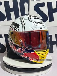 shoei x14 紅牛白螞蟻安全帽機車頭盔全盔全罩男女賽車跑盔四季通用防摔保護防碰撞摩托騎士裝備通風透氣重機騎乘盔&amp;代購