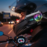 Bluetooth 5.3 Helmet Intercom 2-Rider 300m Waterproof Motorcycle Interphone 1/2 Pcs