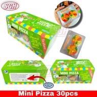 9g x 30pcs Hepin Mini Pizza Gummy Green Box Candy Gula-Gula Halal