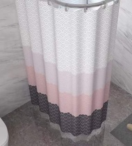 zhaoqinbin Bathroom curtain Polyester Waterproof and mildew proof toilet partition curtain bathroom curtain waterproof curtainShower Curtains &amp; Accessories