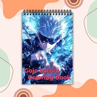 [ COLOUR ART ] GOJO SATORU COLORING BOOK / JUJUTSU KAISEN / BUKU MEWARNAI GOJO SATORU BERKUALITAS