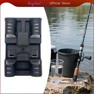 MagiDeal Fishing Rod Holder Compact Rack Double Rod Stand for Fishing Gear Freshwater Boat Tackle Bo