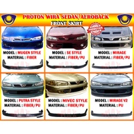 PROTON WIRA SEDAN SALOON AEROBACK SATRIA PUTRA FRONT SKIRT FOR SE BUMPER STANDARD C99 (MIRAGE,MG,GTI