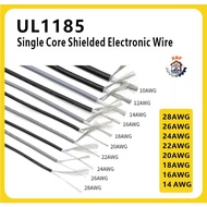 UL1185 Shielded Wire Signal Cable Single Core Shielded Wire 28 26 24 22 20 18 16 14 AWG Channel Audi