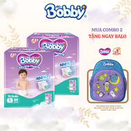 [MUA 2 TẶNG NGAY BALO] COMBO 2 Tã quần BOBBY siêu khô thoáng đủ size M96/L88/XL76/XXL70 cho bé từ 6-