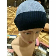 Two-tone 2-tone knitted ciput headband