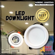 Decasa Lighting LED Downlight Modern Eyeball 7W/12W Recessed Spotlight Display lighting Lampu downlight (1011-WF-12W-RD)