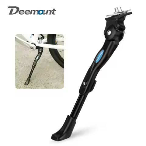 24-27.5in Mid Support MTB Aluminum Alloy Kickstand Pipe Clamping Big Foot Casing Road Sturdy Parking