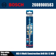 BOSCH 2608900583 EXPERT HEX-9 Multi Construction Drill Bit 12 MM Hex Shank Bit Impact Drill Bit Acce