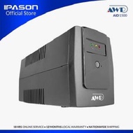 Ipason AWP AID1500 Aide 900W-1500VA UPS with AVR Uninterruptible Power Supply (6 Sockets)