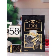 Russia Imported Pure Cocoa Butter Dark Chocolate 85% 72% Sucrose-Free Snacks 200g/about 40 Yuan 10.2