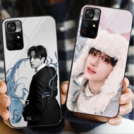 STRAY KIDS Bang Chan 02 Glass Phone Case For POCO F3 F4 F5 M3 M4 M5 M6 4G X3 X4 GT NFC X5 X6 PRO 5G