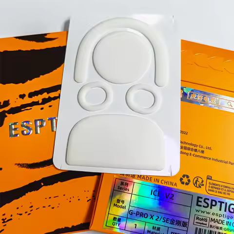 1Pack Esports Tiger Gaming ICE V2 Mouse Skates Mouse Feet for G Pro X Superlight 2 G-Pro X2 Mouse Gl
