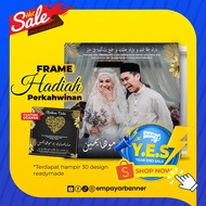 FRAME KHAT CANTIK HADIAH UNTUK PENGANTIN KAHWIN / HADIAH ANNIVERSARY