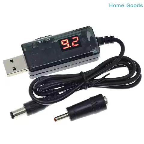 Power Supply/Charger/Power Converter USB Boost Converter DC 5V To 9V 12V USB Step-up Converter Cable