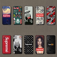 Soft black phone case for Samsung Galaxy A12 A42 M42 M62 F62 Supreme