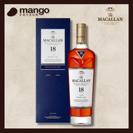 麥卡倫 - The Macallan 雪莉雙桶18年單一麥芽蘇格蘭威士忌 700ml（太妃糖、香草、烤木質香料和烤蘋果香味）