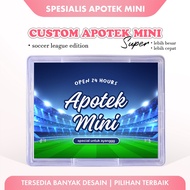 Custom Pharmacy Mini Super Box P3K Sticker Gift - Soccer League