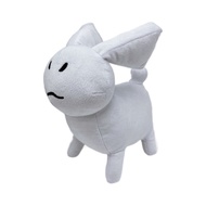 2025 New 25cm Gubby Plush White Rabbit Plush Toy Related to Fun Cartoon Games Healing Companion Plus
